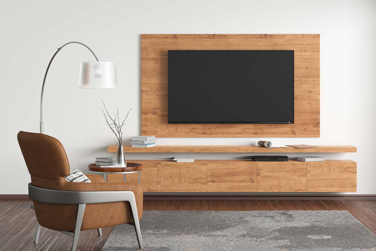 7 Inspirasi Desain Backdrop  TV  untuk Ruang  Keluarga 
