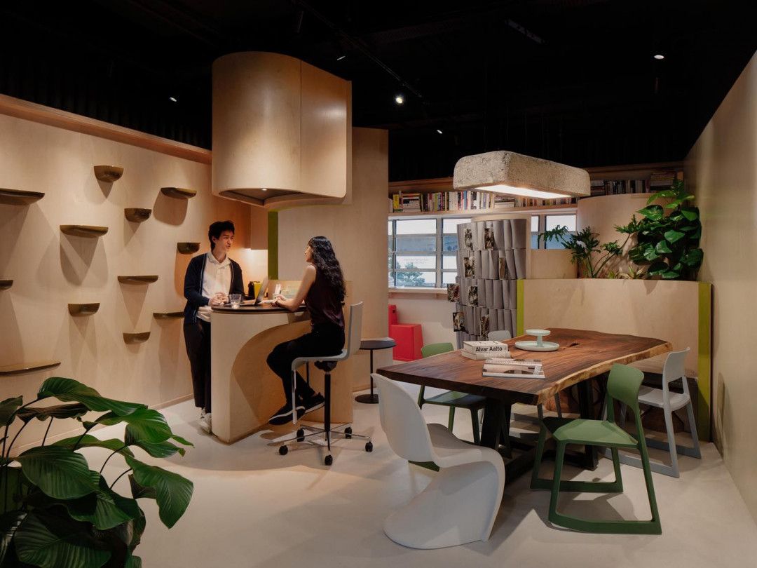 Studio SKLIM Converts a 32-Square-Metre Space into a Compact Multifunctional Office