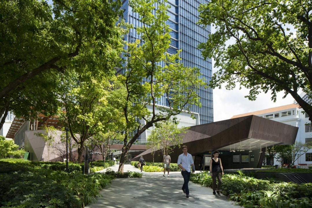 Tanjong Pagar Centre Connects Neighbourhoods with Extensive Green Open Space