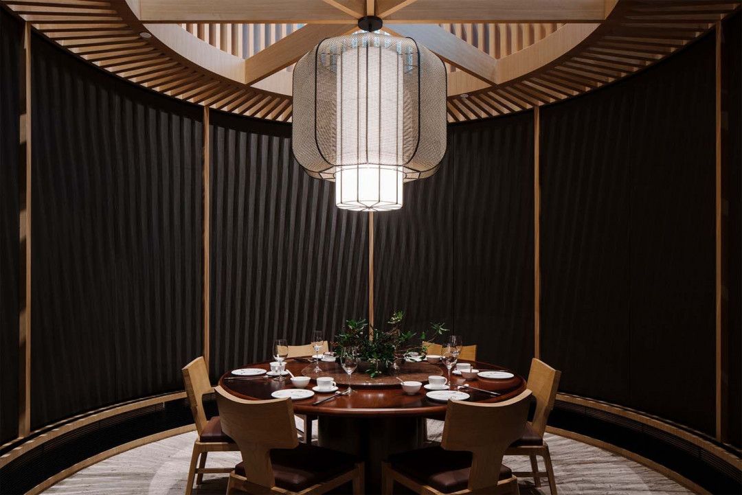 Blossom Restaurant by Brewin Design Office is a Spatial Installation in an Immense Interior Space