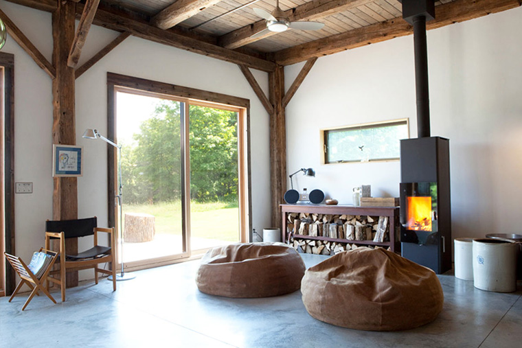 desain rumah kayu minimalis desain interior kayu