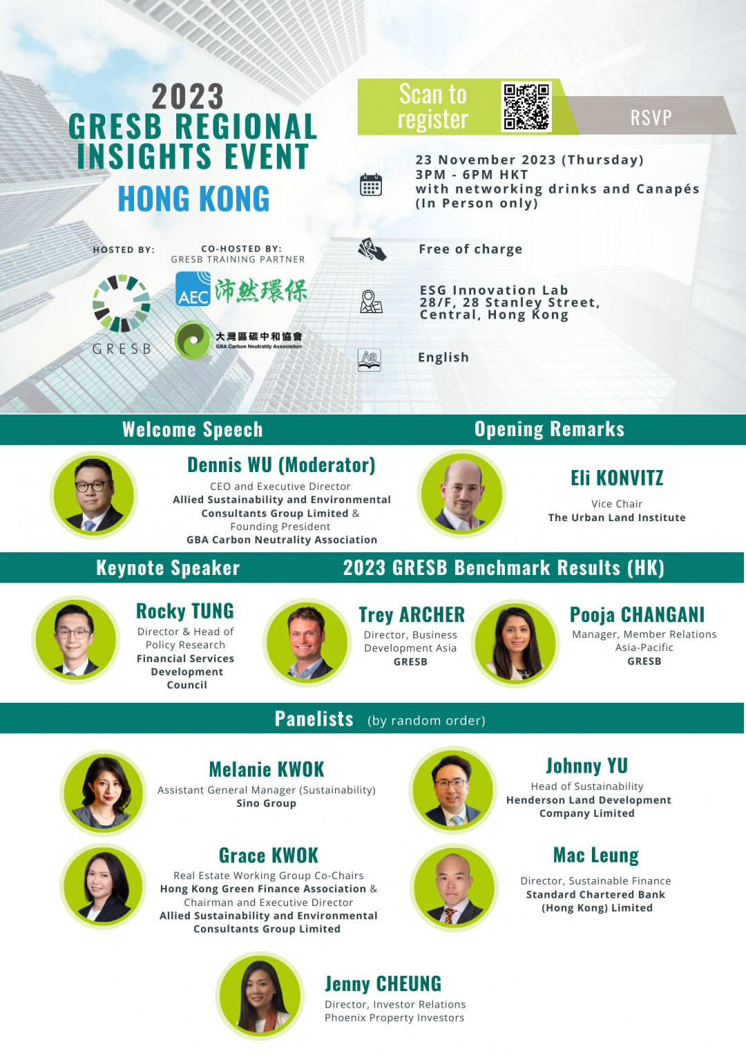 Join us to explore ideas to improve real estate sustainability at the 2023 GRESB Regional Insights: Hong Kong Event!