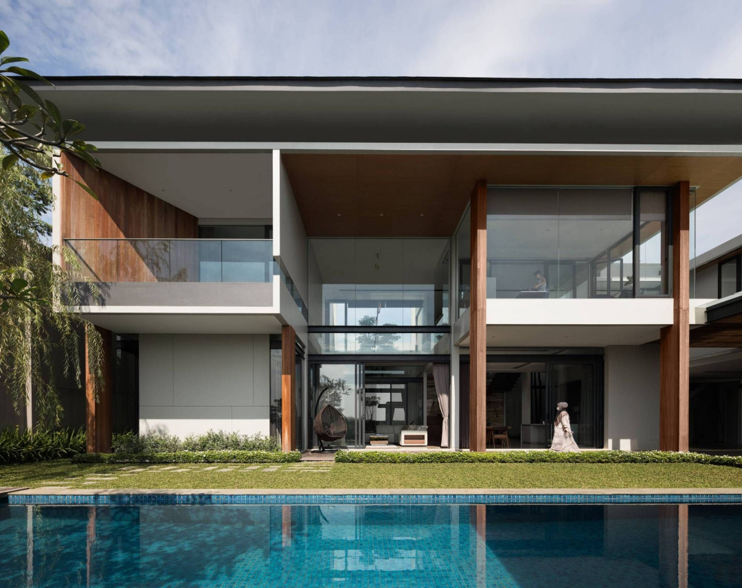 HP House Combines Tropical-Modern Style through Materiality