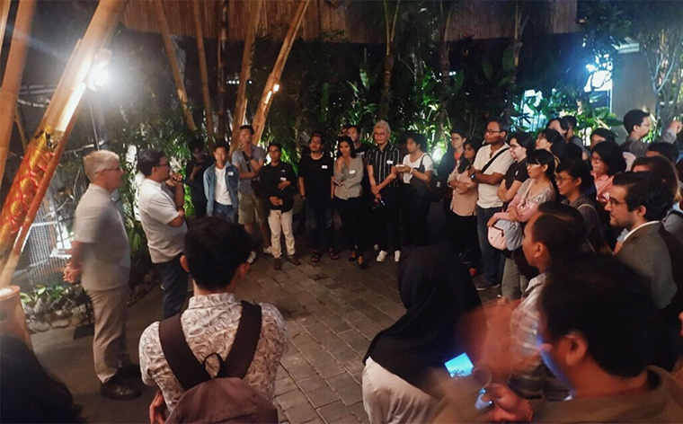 Diskusi Arsitektur Bata dan Bambu bersama komunitas ATN Bali