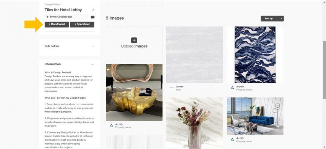 Utilise the Moodboard Feature on Archify to Enhance the Efficiency of Your Design Process