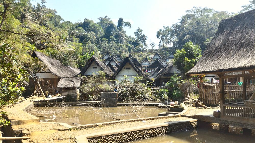 Sundanese traditional houses, different roof shapes as cultural icons