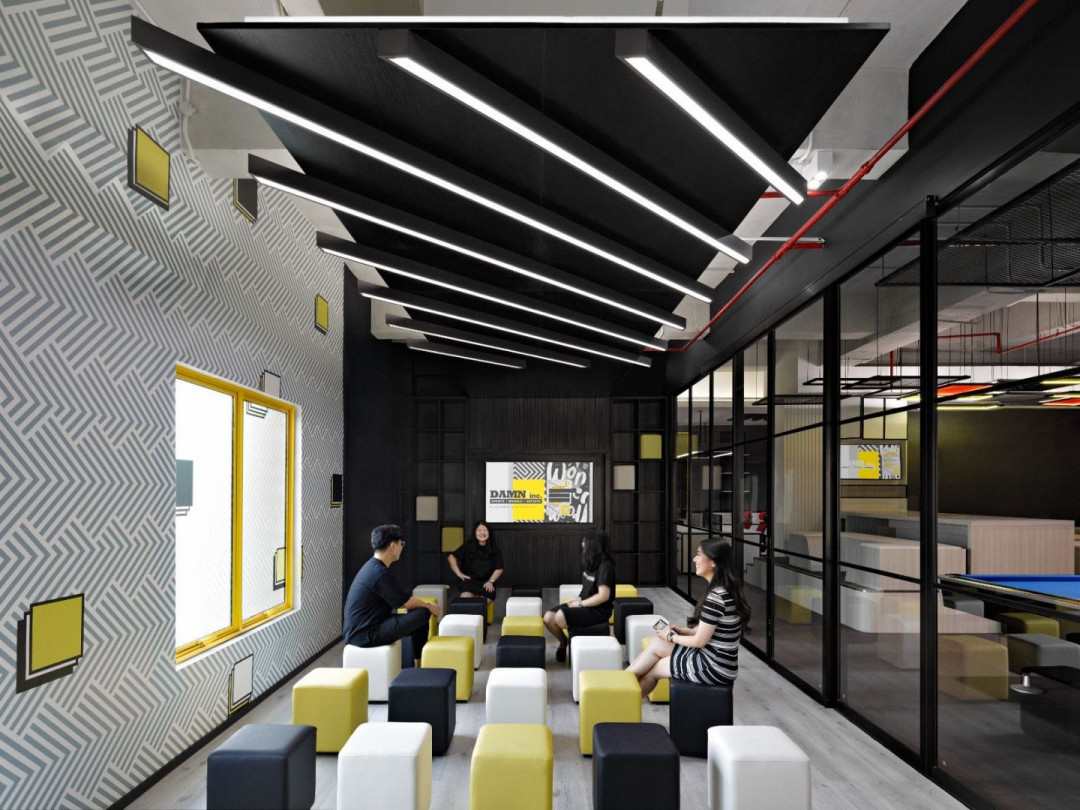 'The Activator' Design Concept Applied in Damn! Inc Office Helps to Stimulate Employees' Productivity