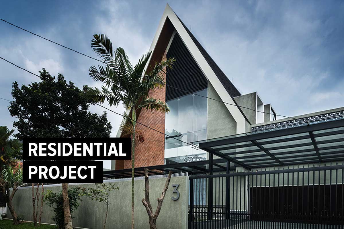 Rumah sedap malam berlokasi di Pakuan, Bogor ini dirancang untuk dapat