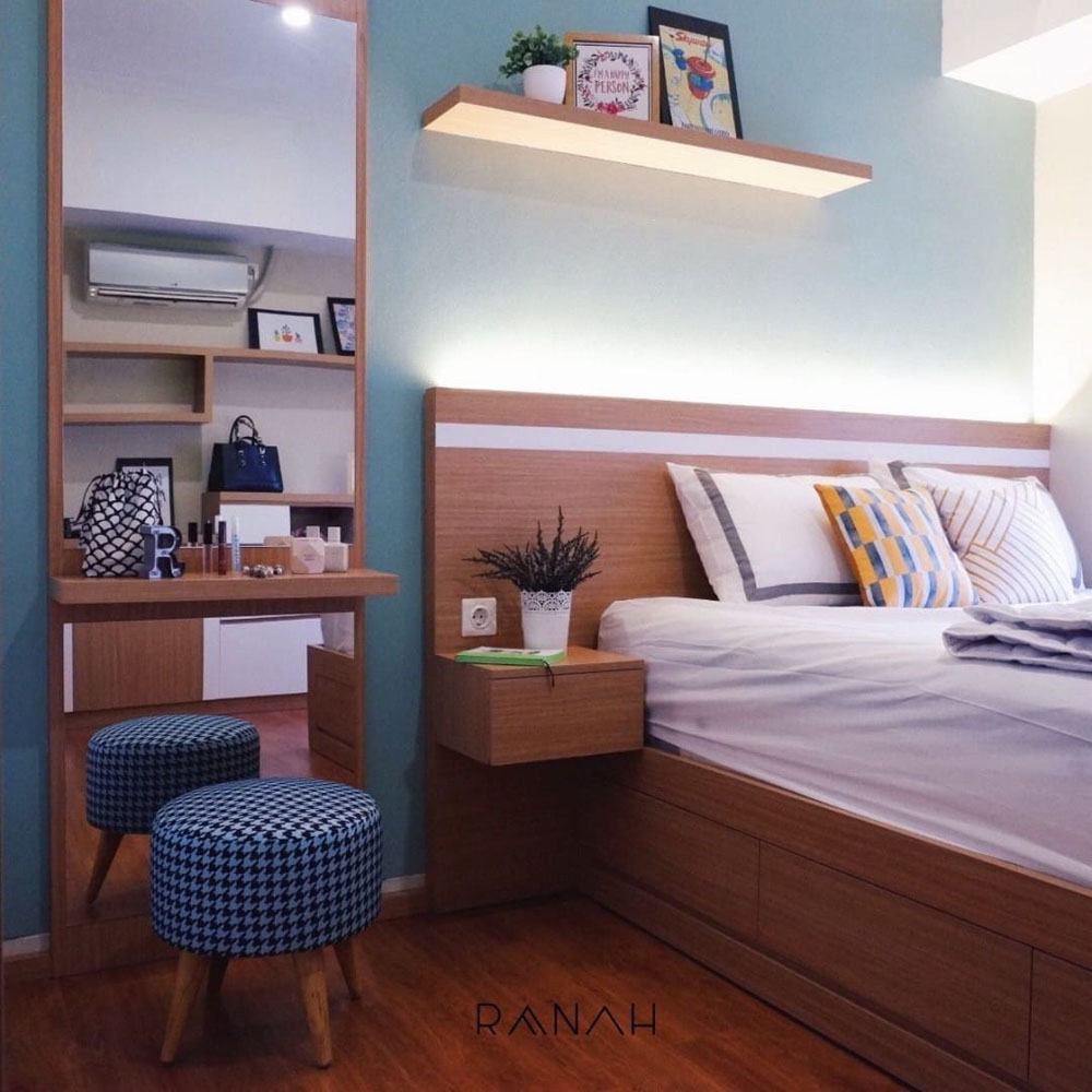 tips dan trik merancang pencahayaan ruang-pada furnitur Margonda Residence