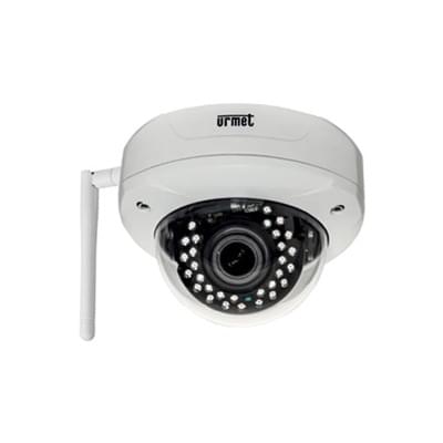 720P H.264 Wi-Fi mini dome camera with 2.8-12mm varifocal lens from Urmet