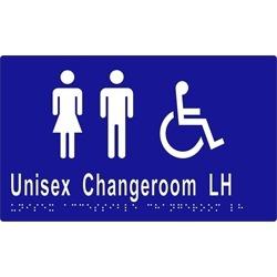 ML16228 Unisex Accessible Changeroom LH Transfer - Braille from METLAM