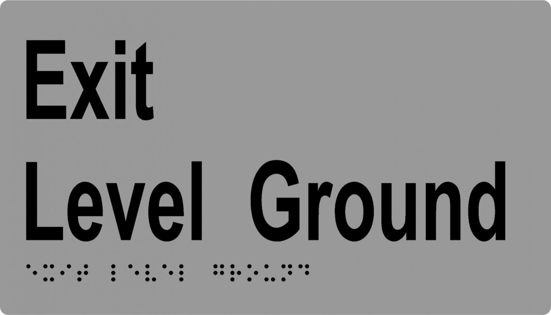 ML16997 Exit Ground Floor - Braille from METLAM