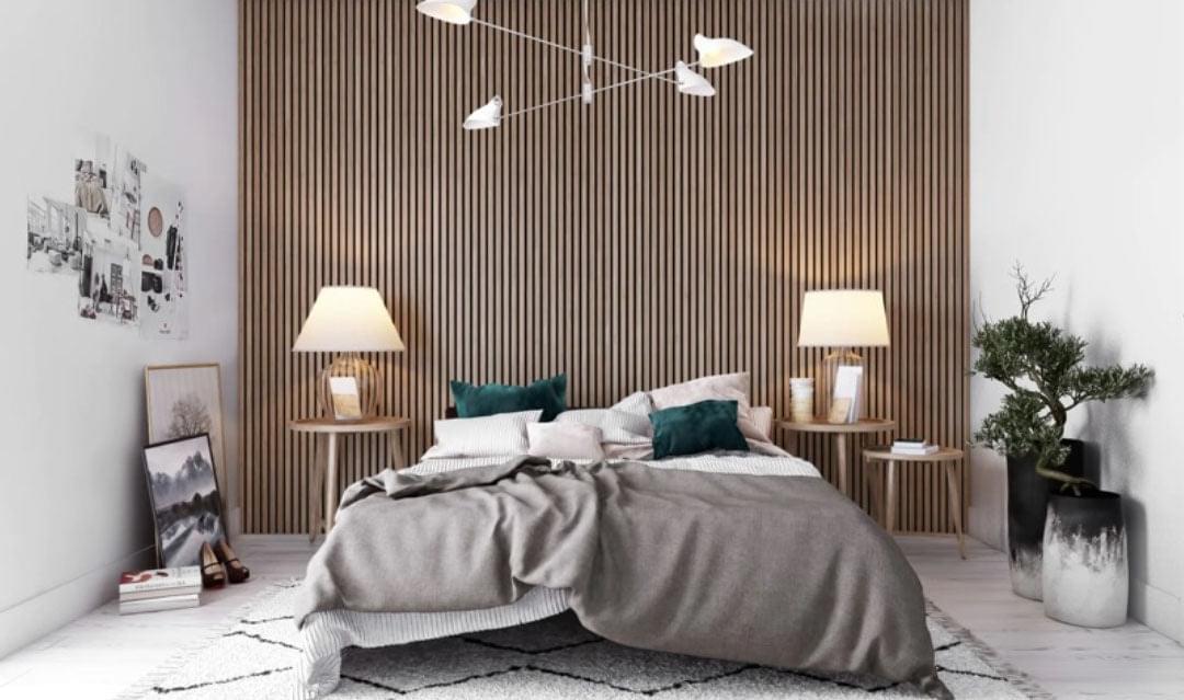 Slatted Wooden Acoustic Panel from Eco Greenhaus