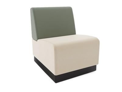 Forma Armless Chair from Gold Medal Safety Interiors