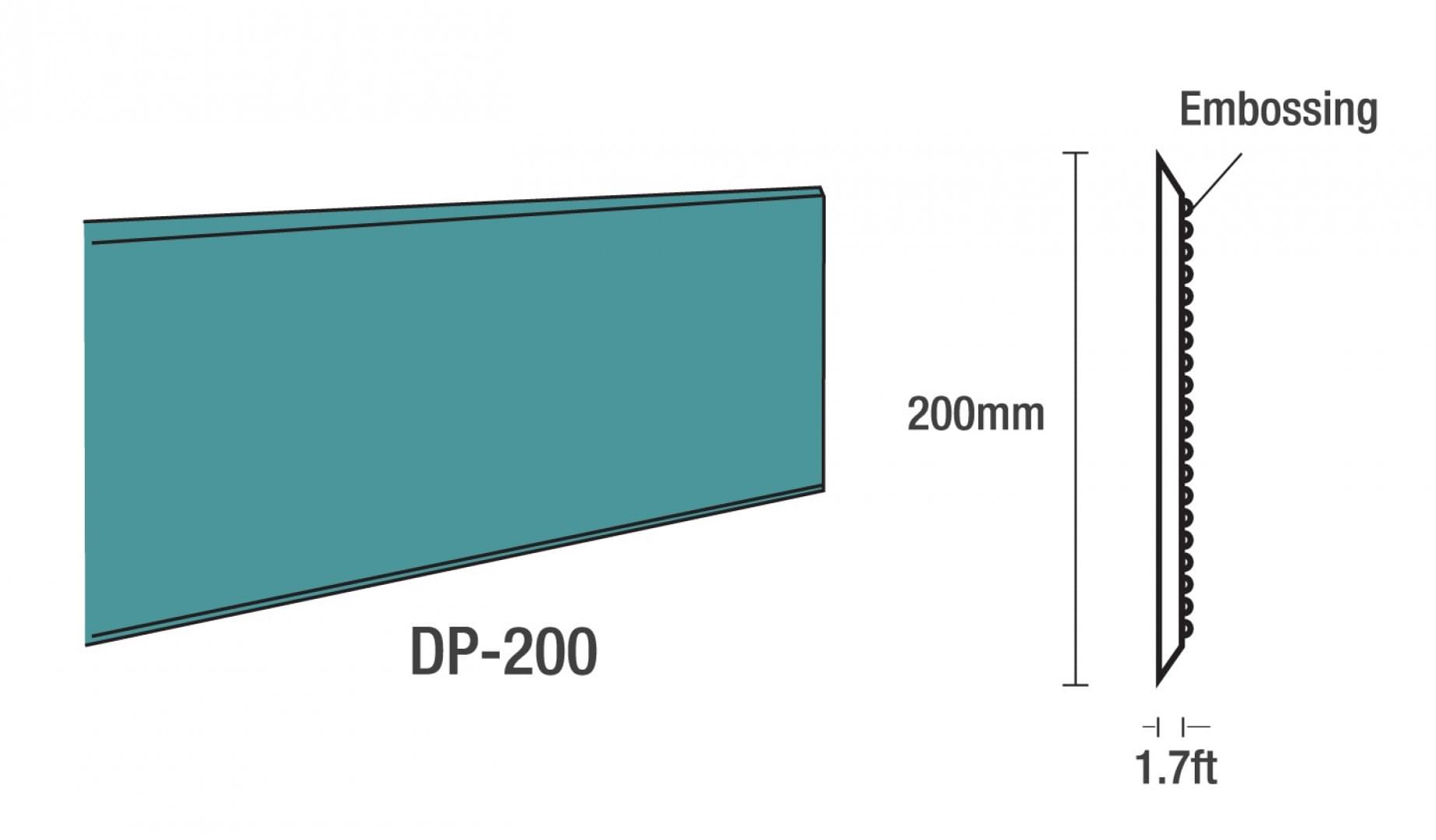 DP-200 (h:200mm w: 1.7ft) from Haema