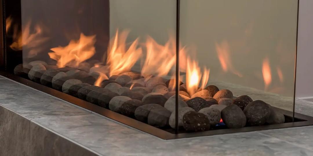 MODE KS1150 Corner Gas Fireplace from Escea Fireplace Company