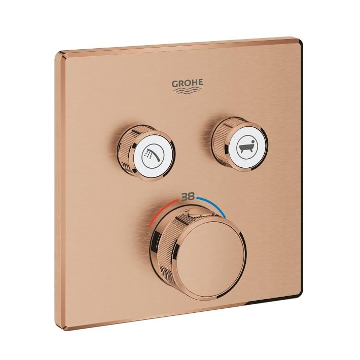 Grohtherm Smartcontrol - Thermostat For Concealed Installation With 2 Valves 29124DL0 from Grohe
