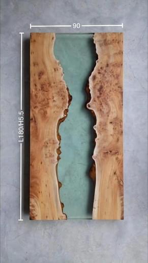 Burl with Resin Epoxy from Wood Ideas