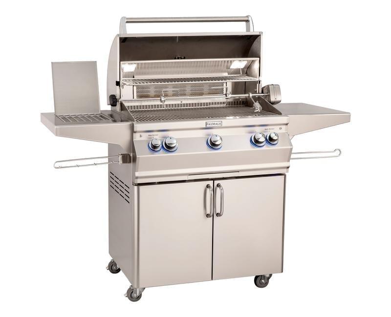 Fire Magic Grills Aurora A660s Portable Grills with Analog Thermometer - Back Burner & Rotisserie & Magic Window from Fire Magic Grills