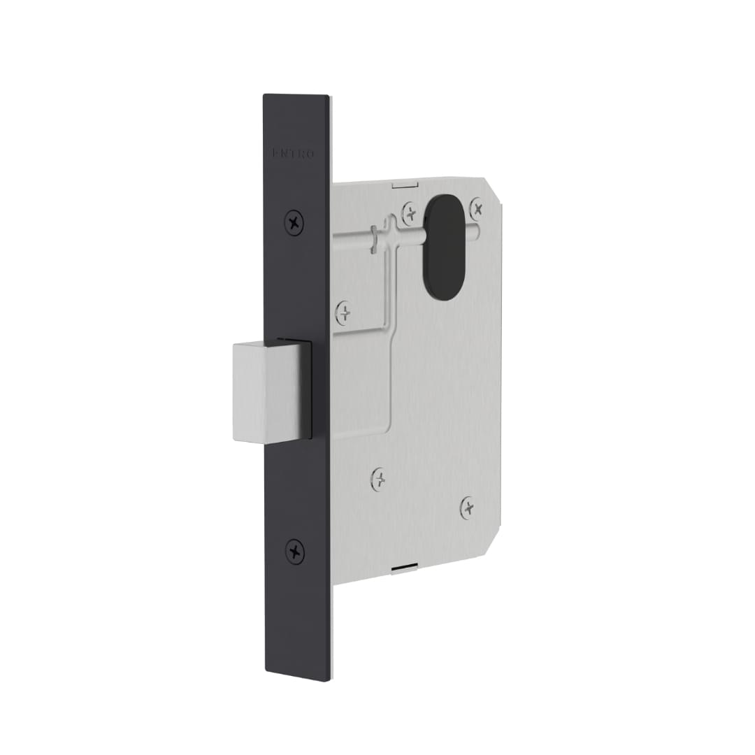 A0200BLK – Mortice Deadlock 60mm Backset from ENTRO