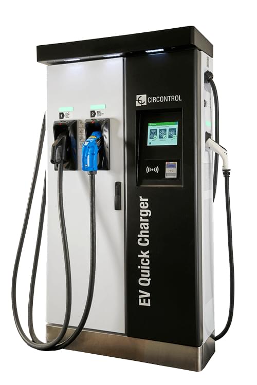 Electric Vehicle 50kW DC Quick Charger RAPTION 50 CCS CHA T2C63 from EV Power