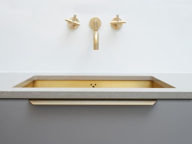 Blaze 2, 200mm, Brushed Brass from Archant