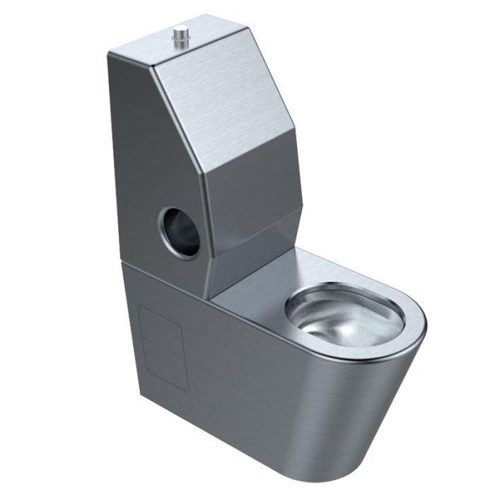 Security Accessible Toilet Suite with Integrated Backrest from Britex