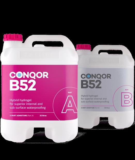 Conqor B52 Admix Concrete Waterproofing from Markham Global