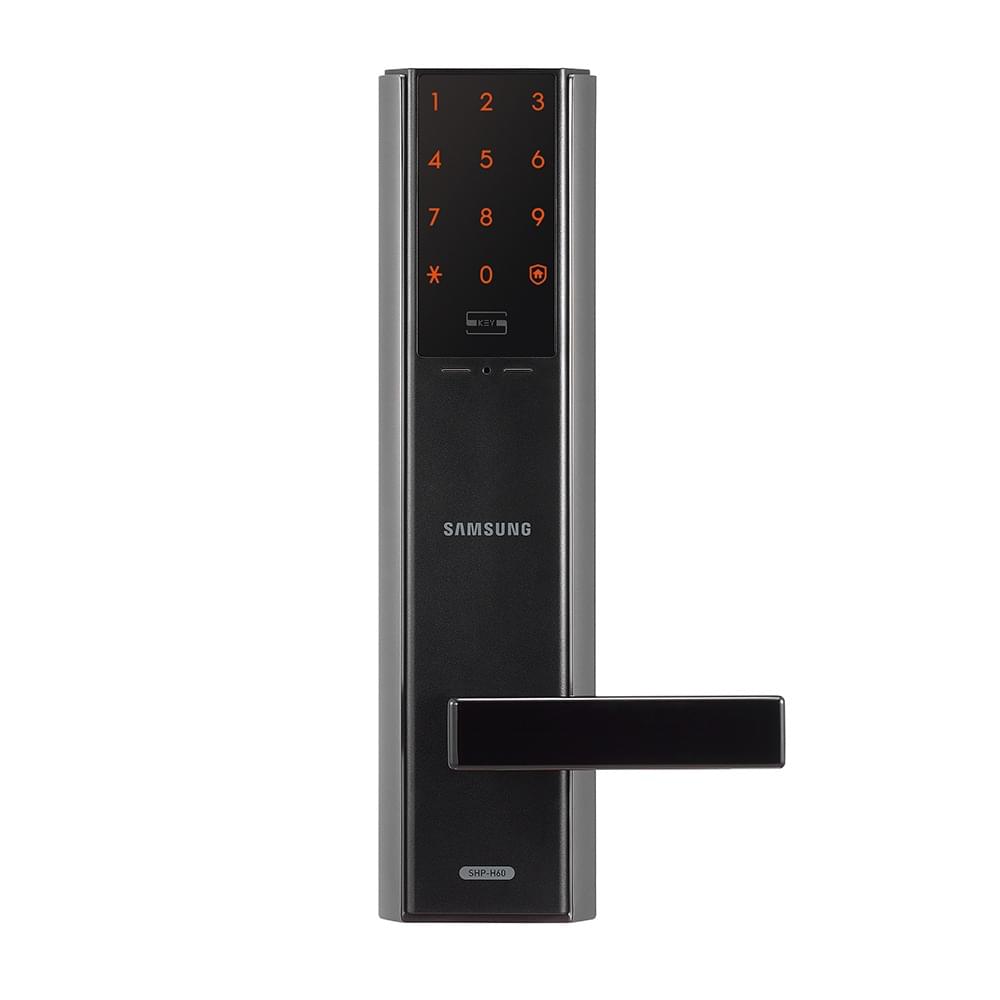 Samsung SHP H60R WiFi RF Card Smart Door Lock (Silver) from The PLC Group