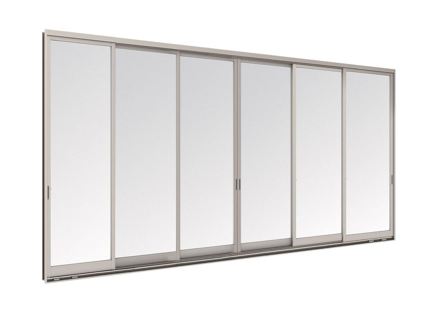 VIEW AND VIEW PLUS - Sliding Door 6 Panels on 3 Tracks from TOSTEM