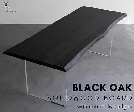 Black Oak Solidwood Board (Live edge) from Wood Ideas