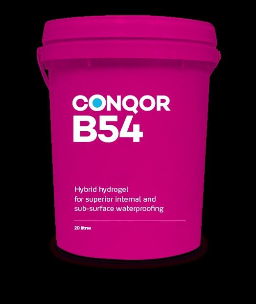 Conqor B54 Admix Waterproofing+ Coming In 2018 from Markham Global