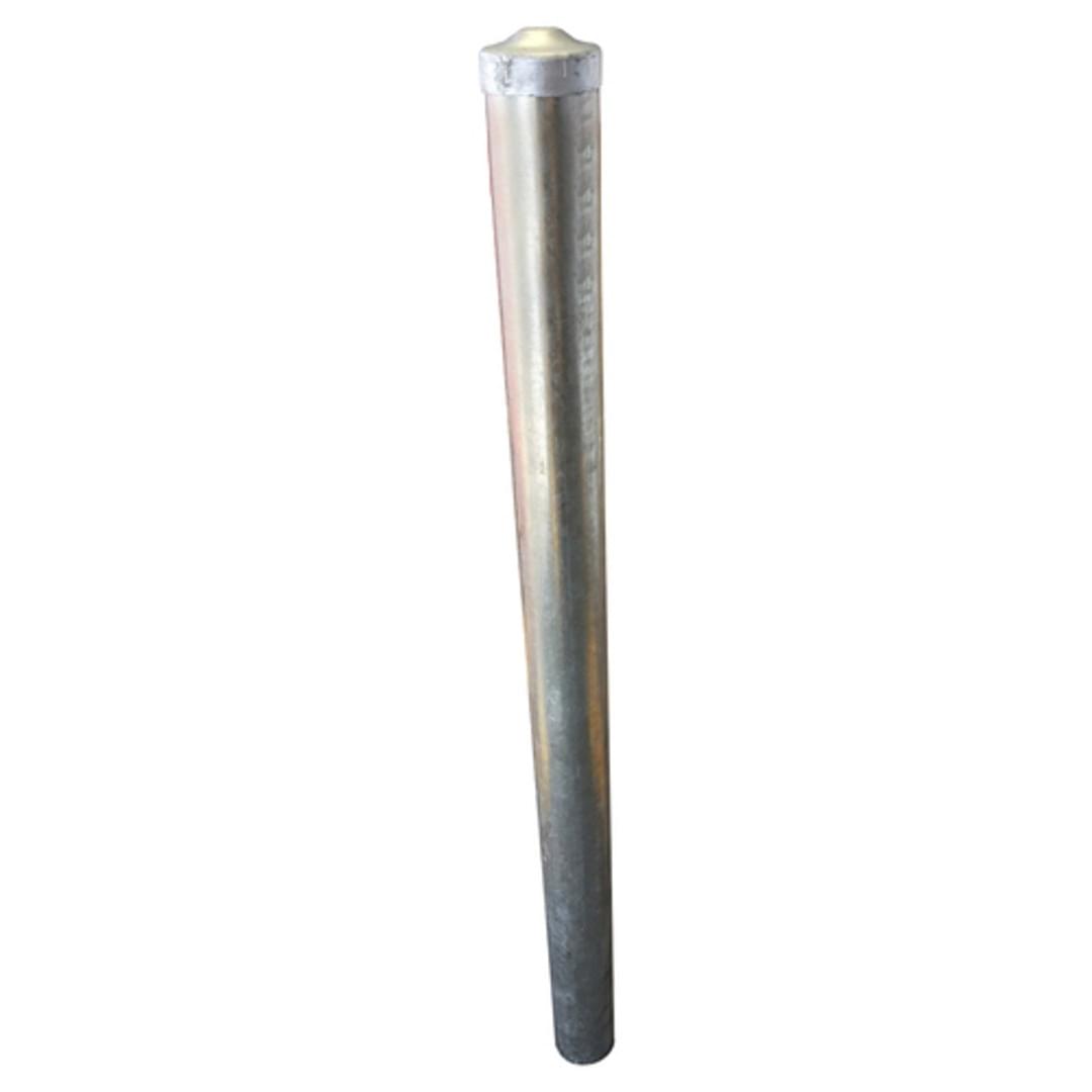 In-Ground Galvanised Bollard 90mm x 1400mm from Safety Xpress