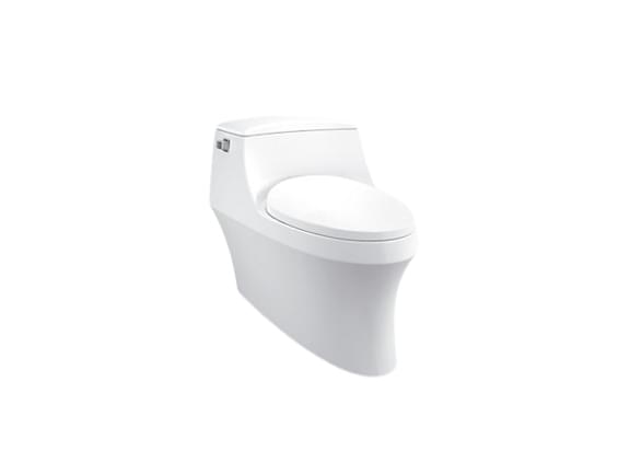 San Raphael Grande Skirted One-piece 4.8L Toilet with Class 5 Flushing Technology - K-18728T-S-0 from KOHLER
