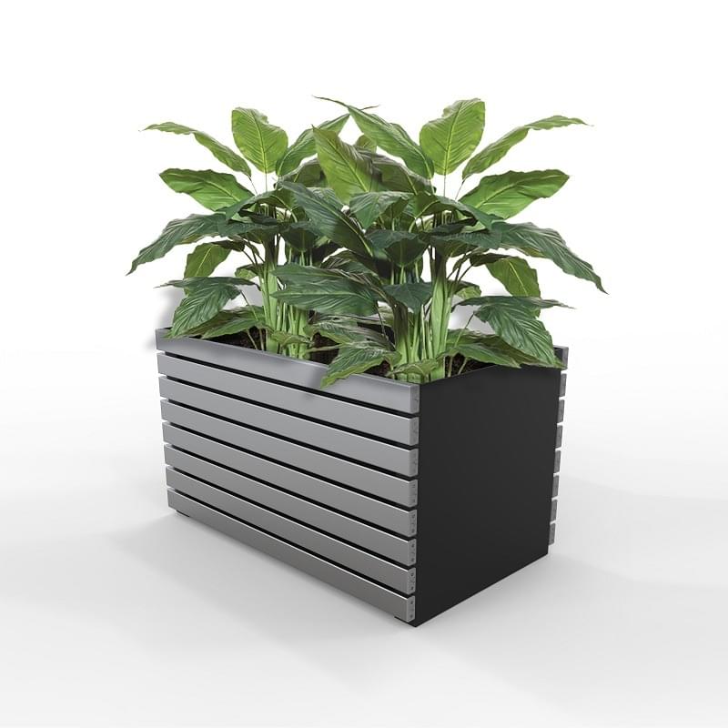 Barcelona Planter - Large Rectangular (Solid Ends) from Astra Street Furniture