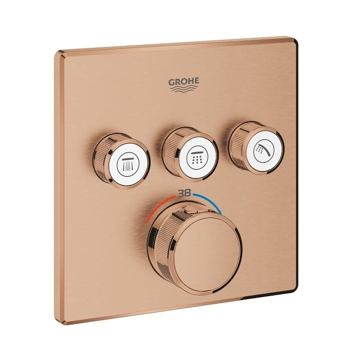 Grohtherm Smartcontrol - Thermostat For Concealed Installation With 3 Valves 29126DL0 from Grohe