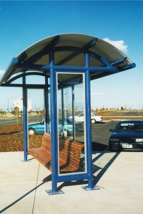 Olympic Bus Shelter from Commercial Systems Australia