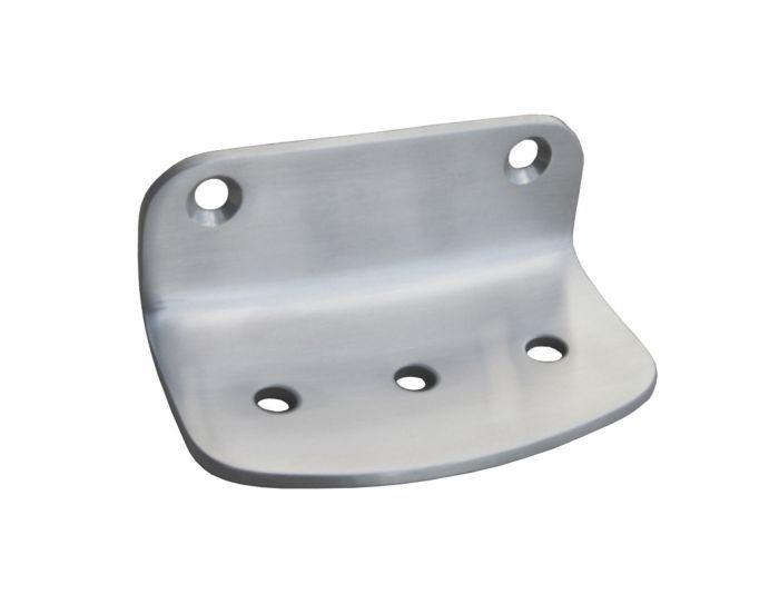 S.S. Surface Mounted Soap Dish with Exposed Mounting from Britex