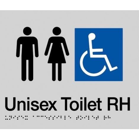 ML96223 Unisex Accessible Toilets RH Transfer - Braille from METLAM