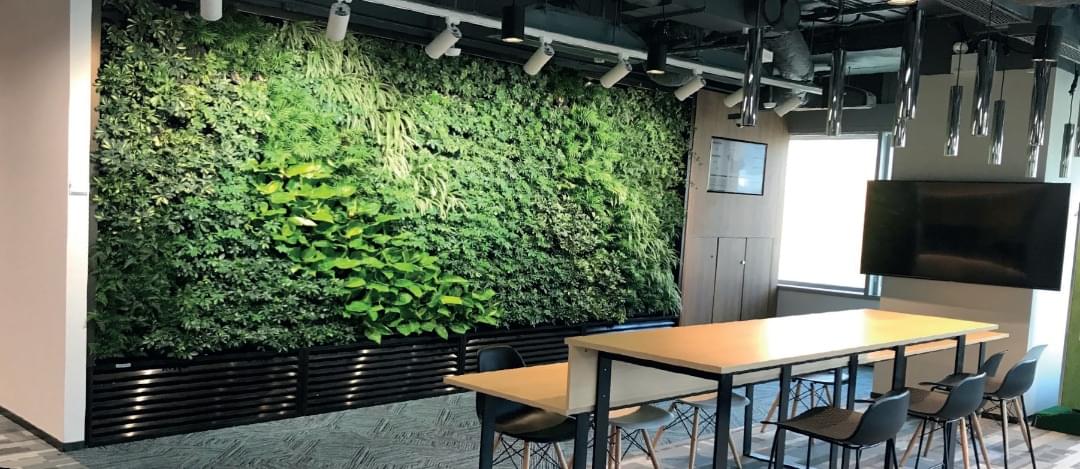 Smart Greenwall Root Zone Air Filtering System from InnoGreen