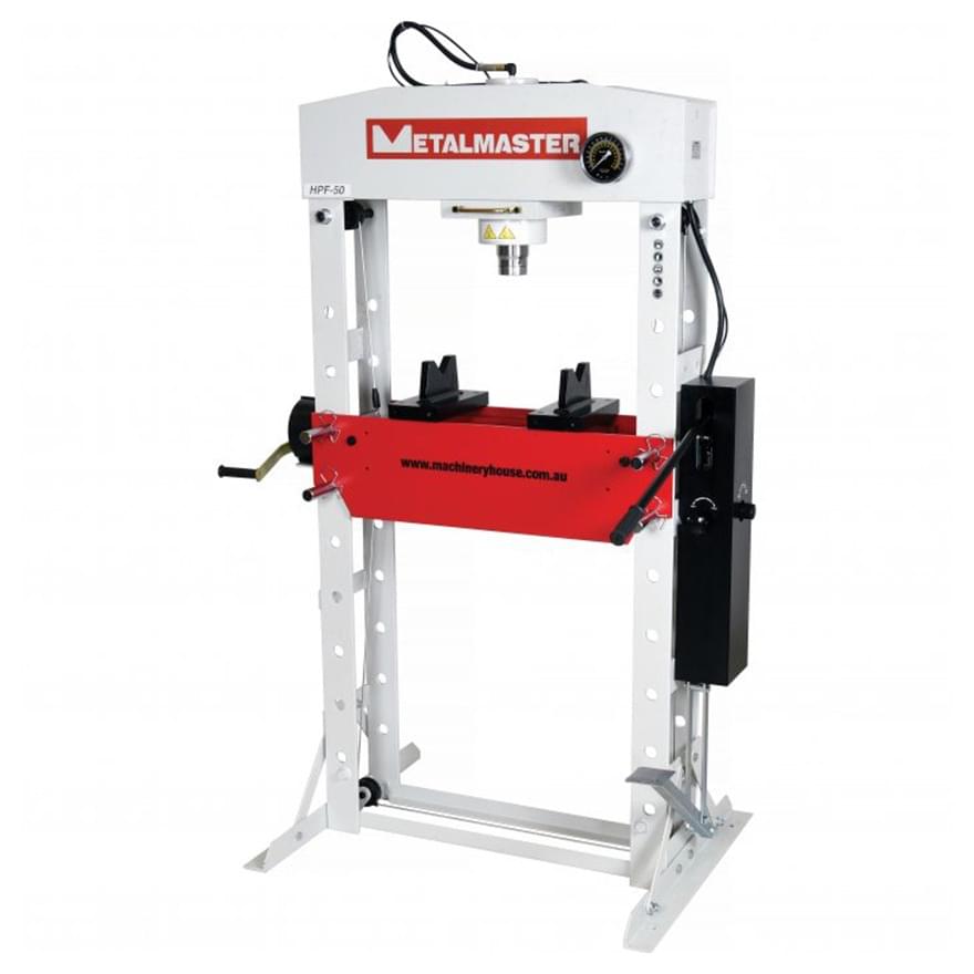 HPM-50 - Industrial Hydraulic Press - 50 Tonne from Tools for Schools