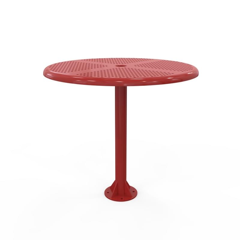 Orbit Table (Flame Gloss) - Base Plate from Astra Street Furniture