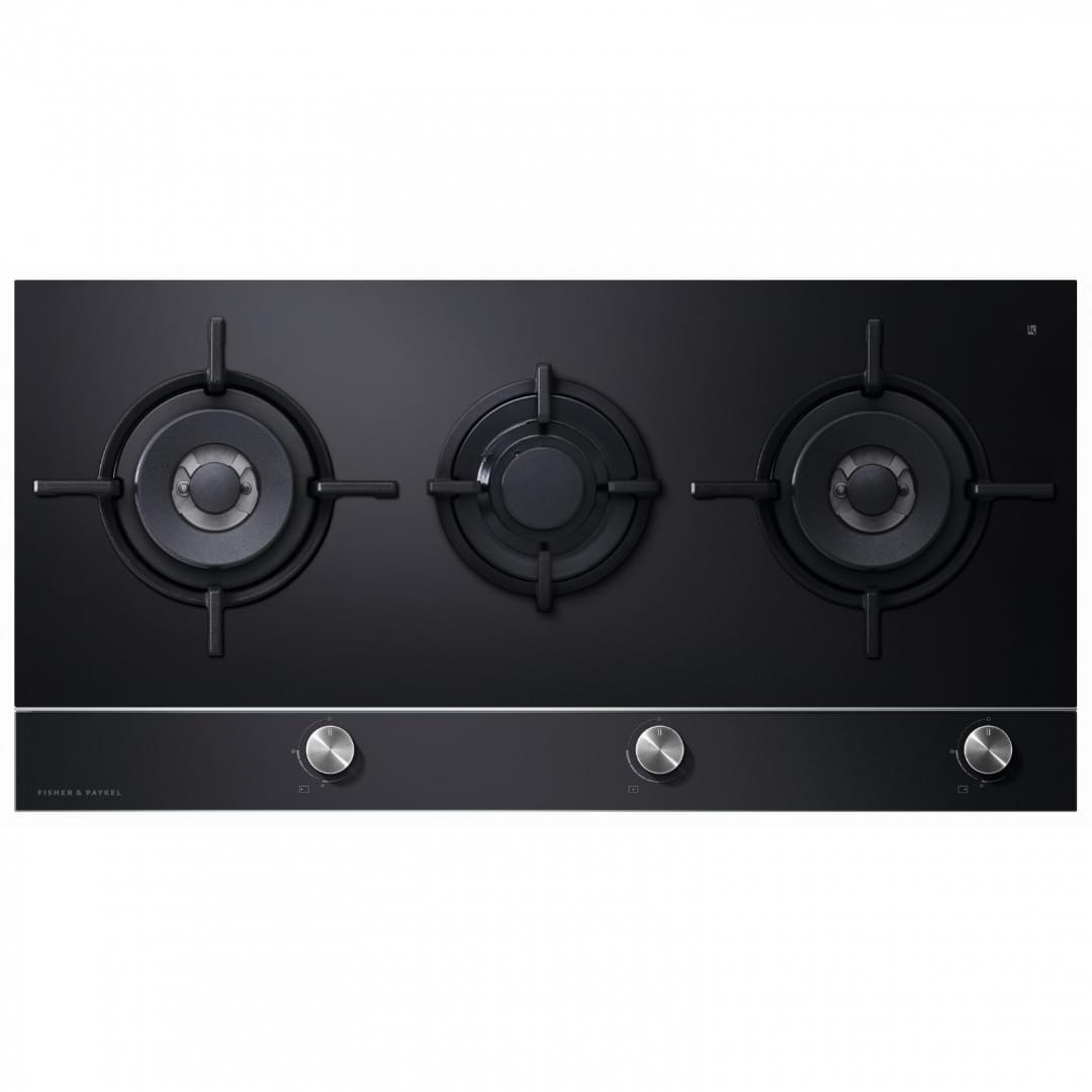 CG903DTGGB1 / CG903DLPGB1 - Gas on Glass Cooktop, 90cm from Fisher & Paykel