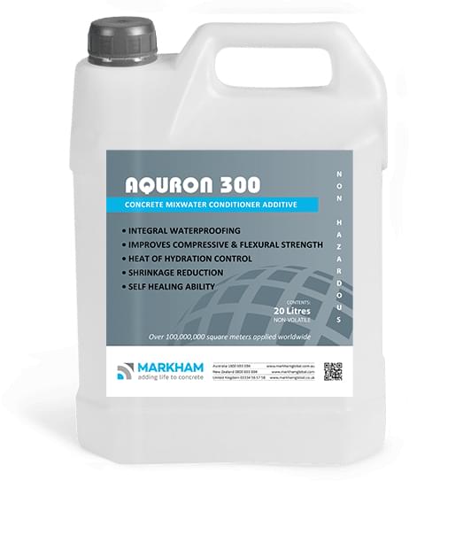 AQURON 300 – ADMIXTURE FOR CONCRETE WATERPROOFING PROTECTION from Markham Global