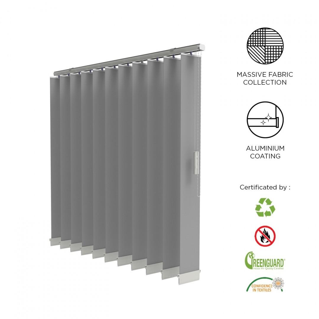 Vertical Blinds - Pole System from Sandei