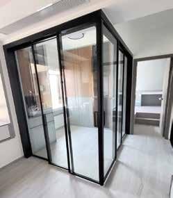 RD 3+2 / RD 3+3 Series glass doors from Eagle Shower