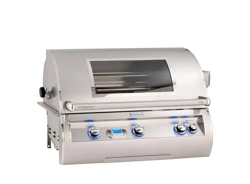 Fire Magic Grills Echelon E790i Built-In Grill With Digital Multi Functional Control & Thermometer And Window from Fire Magic Grills