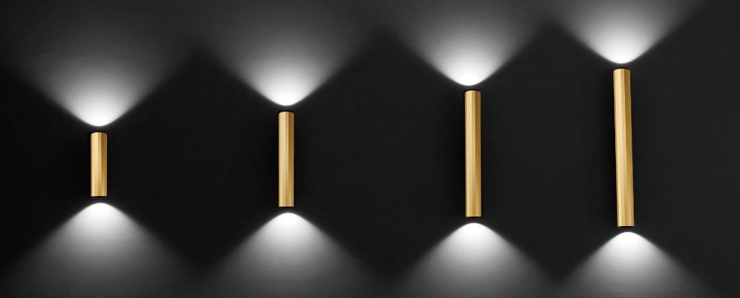 Multi-Edged Double Illuminated Wall Light from Atwork