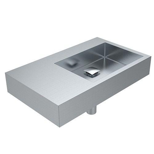 Accessible Bellagio Basin with Integrated Side Shelf from Britex
