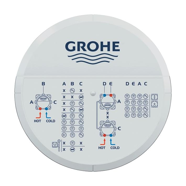 Grohe Rapido Smartbox - Universal Rough-In Box, 1/2″ 35604000 from Grohe
